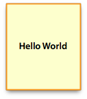 Hello World page graphic